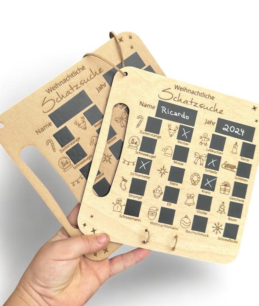 Schnitzeljagd Weihnachten, Beschäftigung für Kinder, Familienzeit, Countdown Adventskalender oder Wichtel Aufgaben