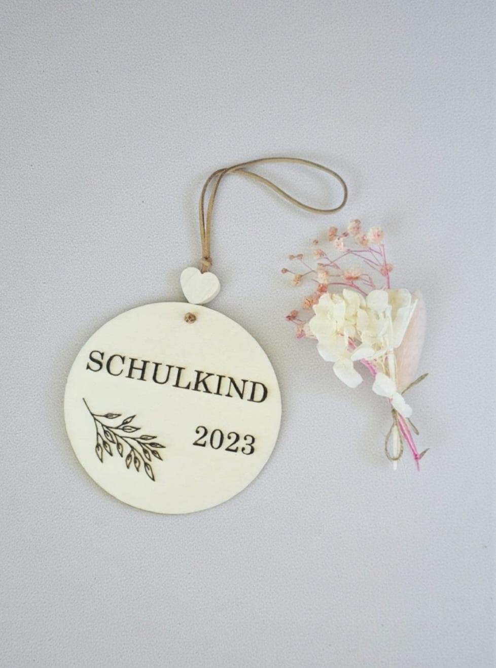 Schulkind Anhänger für die Schultüte, für die Einschulung
