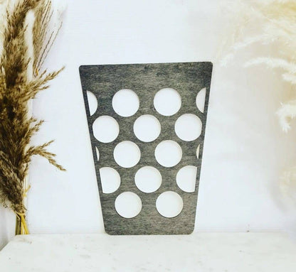 Wanddeko für Dubbeglas Liebhaber, Pfalz Liebe aus Holz