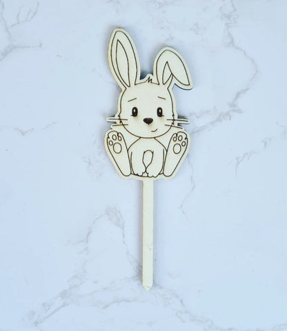 Cake Topper Hase zu Ostern, Stecker für Blumen oder die Torte