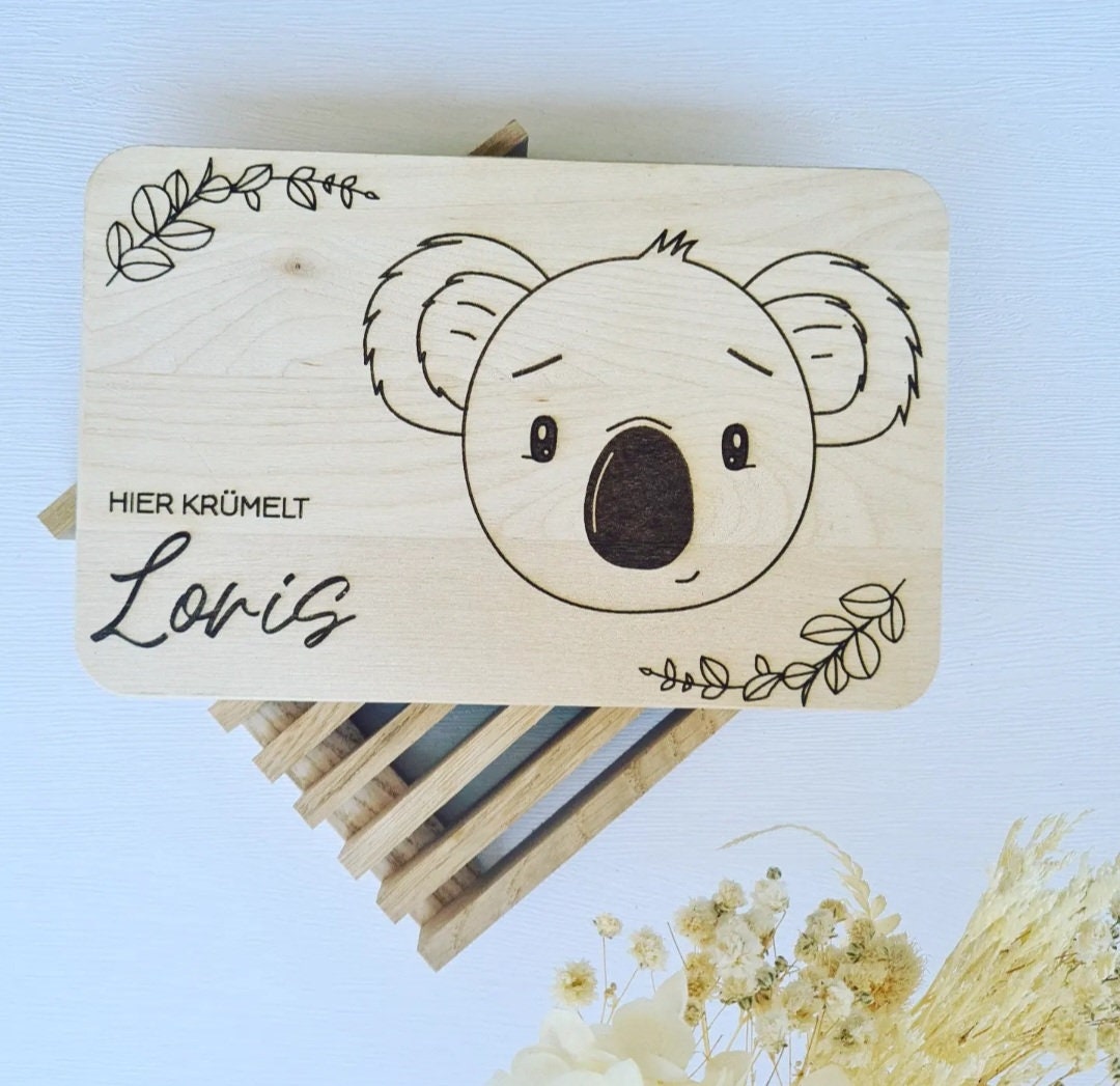 Frühstücksbrett mit süßem Koala, Vesper- und Schneidebrett