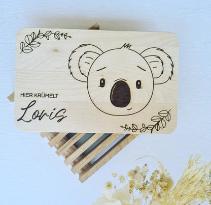 Frühstücksbrett mit süßem Koala, Vesper- und Schneidebrett