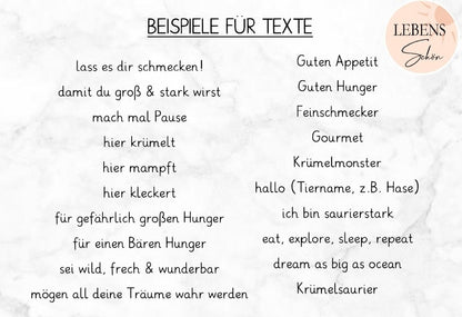 Frühstücksbrett mit süßem Löwe, Elefant oder Pferd, Schneidebrett