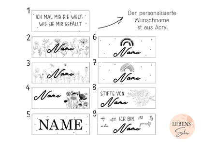 Holz Stiftehalter, Organizer für den Schreibtisch, Aufbewahrung von Stiften