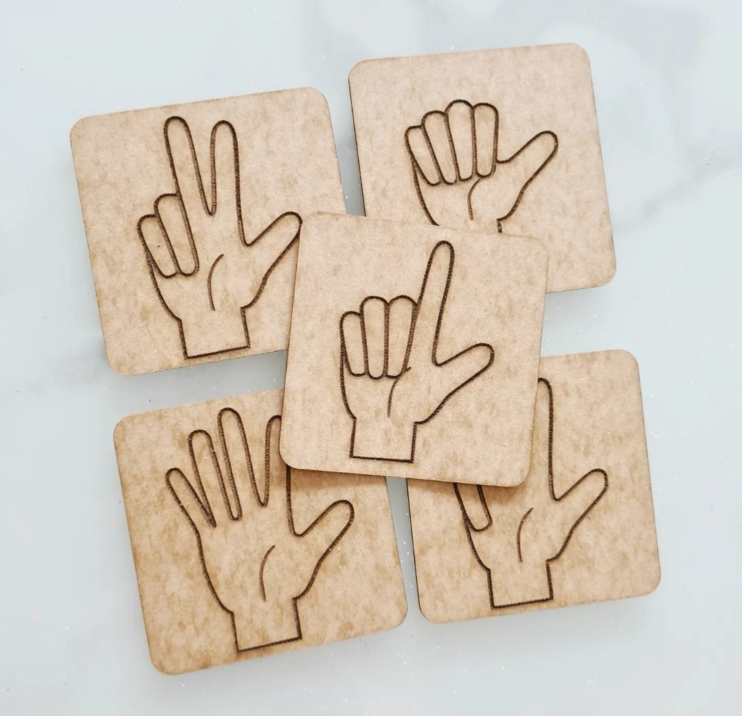 Zubehör für das Sand Schreibtablett, Kraftplex Buchstaben und Finger zählen