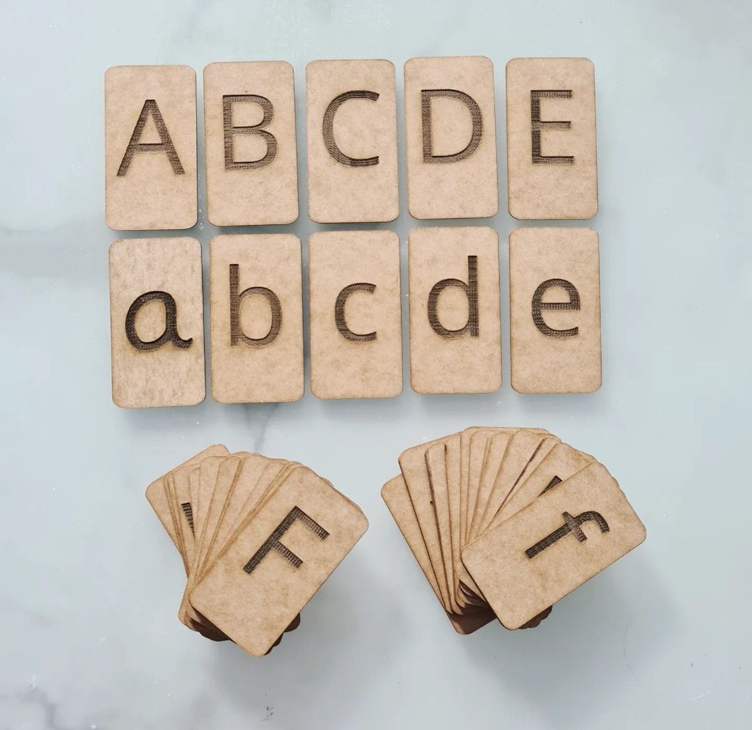 Zubehör für das Sand Schreibtablett, Kraftplex Buchstaben und Finger zählen