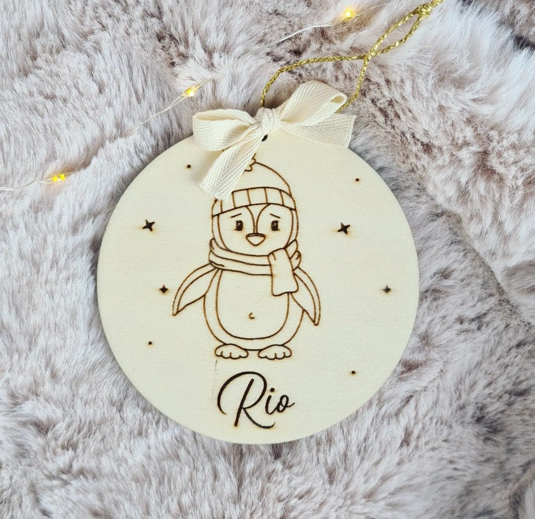 Weihnachtliche Geschenk Anhänger, süße Tiere im Winter Look, für Adventskiste