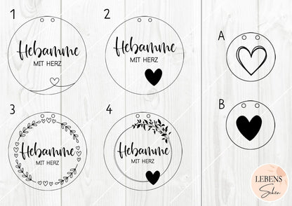 DIY Girlande Abschiedsgeschenk für die Hebamme, Foto Banner Neugeborene