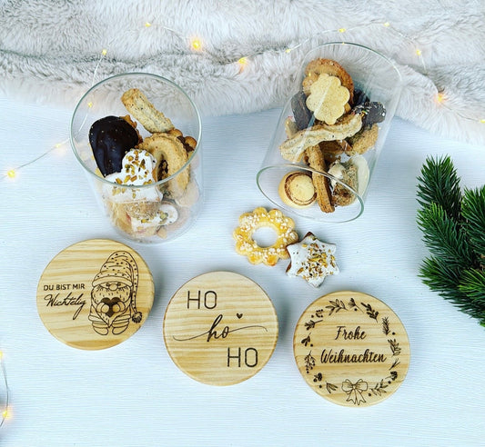 Vorratsglas für Weihnachten, Plätzchen Aufbewahrung