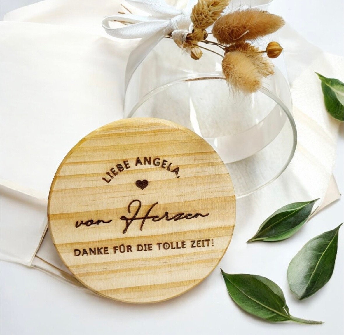 Vorratsglas Danke, Abschiedsgeschenk für Erzieher, Lehrer, Tagesmutter & Hebamme