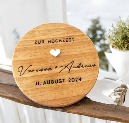 Vorratsglas für die Hochzeit, als Keksdose oder Geldgeschenk