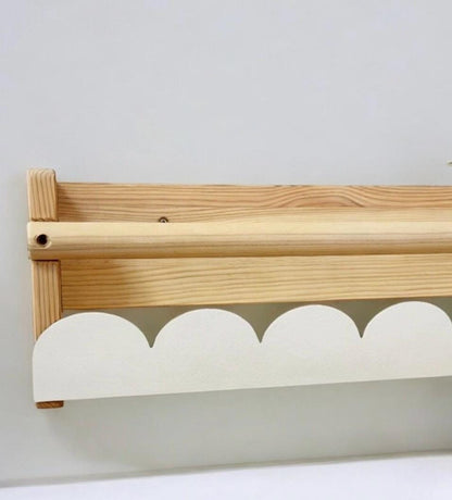 Zierleiste Holz natur, Dekoration im Kinderzimmer für Ikea Trofast