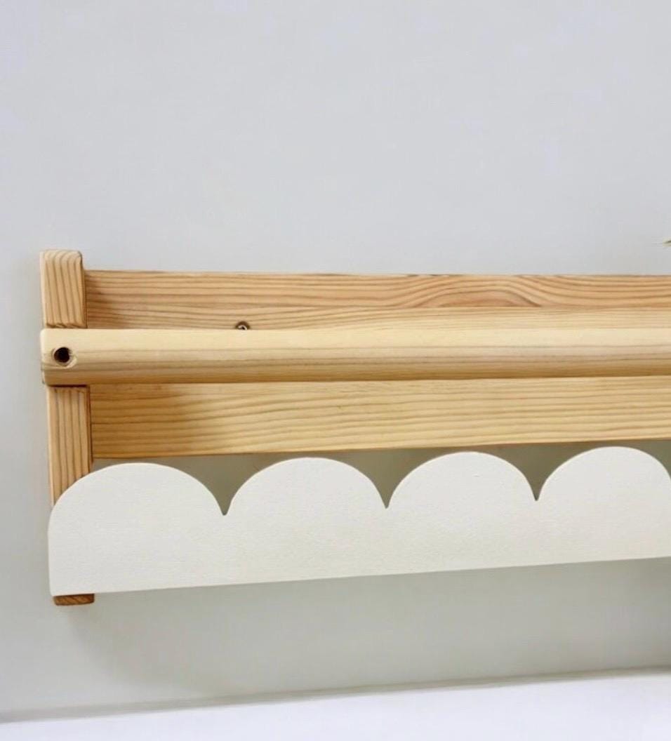 Zierleiste Holz farbig, Kinderzimmer Dekoration für Ikea Trofast