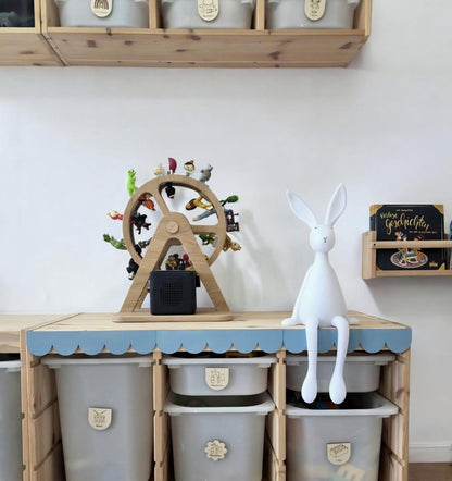 Zierleiste Holz natur, Dekoration im Kinderzimmer für Ikea Trofast