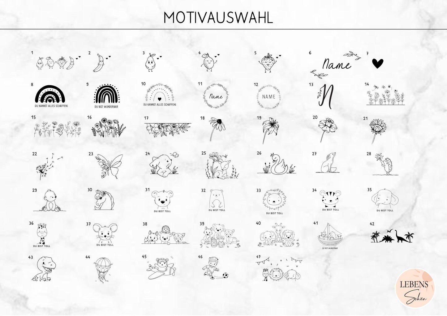 Kinderteller Blumenwiese mit Besteck und Saugnapf, Lernset und Geschenk für Babys