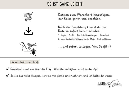 SVG, PNG & DXF Cut Files, Adventskalender 24 Zahlen, Laser- Plotterdatei Vorlage, digitaler Download inkl. Lizenz