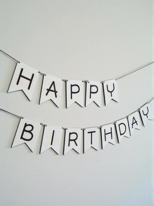 Happy Birthday Girlande, für den Geburtstag, Wand Dekoration