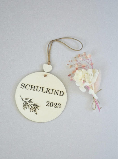 Schulkind Anhänger für die Schultüte, für die Einschulung