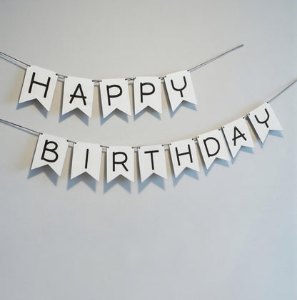 Happy Birthday Girlande, für den Geburtstag, Wand Dekoration