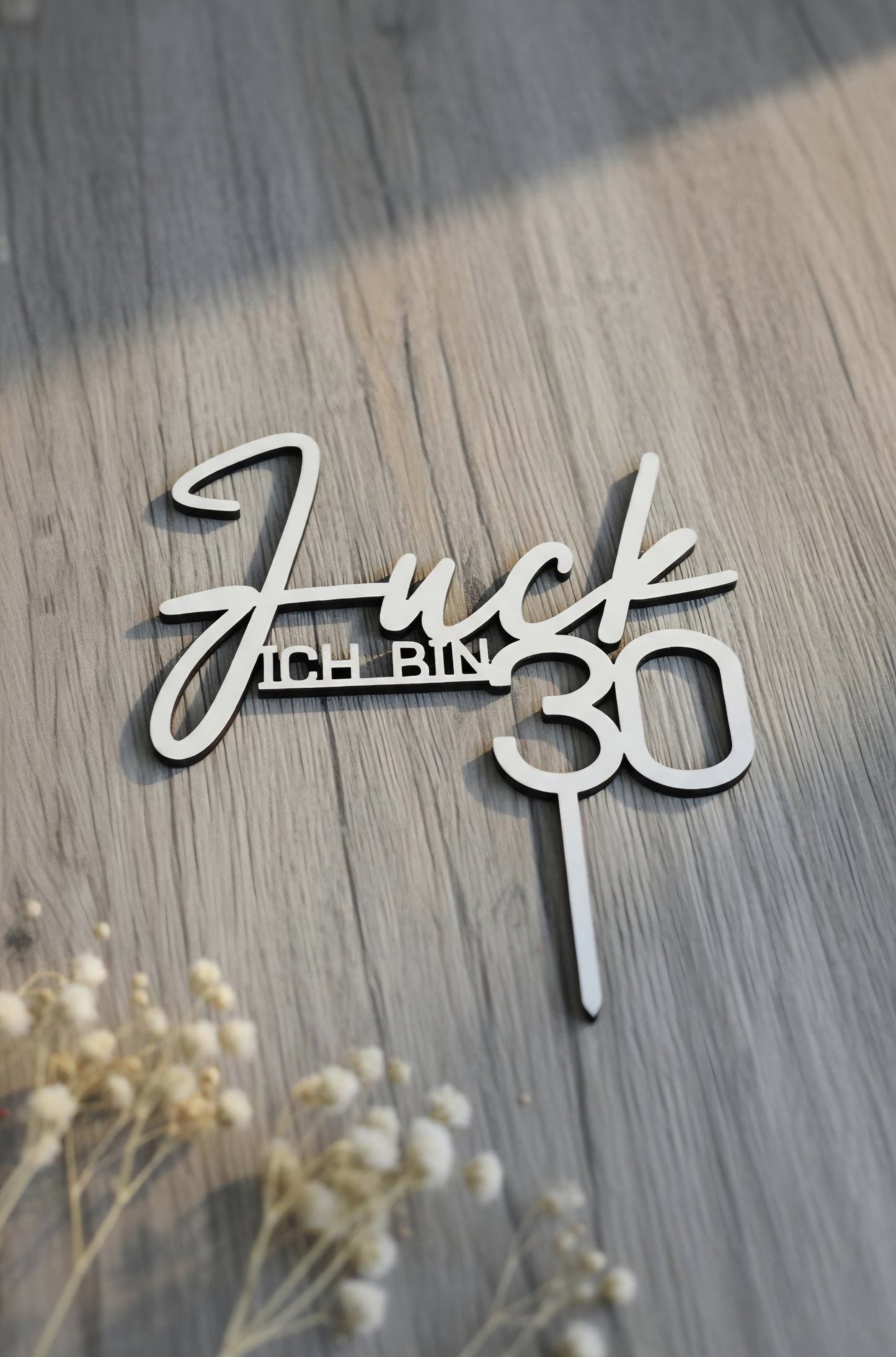 Fuck ich bin 30 Cake Topper, Kuchenstecker für den Geburtstag